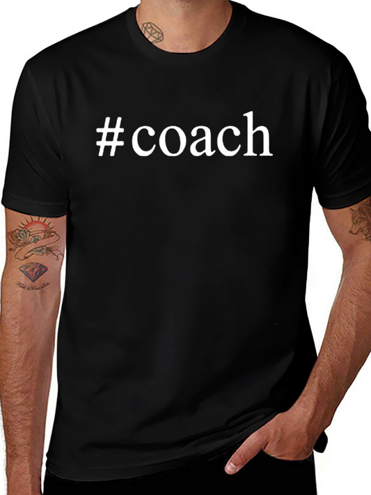 #Coach Black Cotton T-Shirt